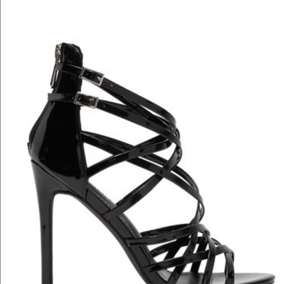 Black strappy heels - Picture 4 of 5